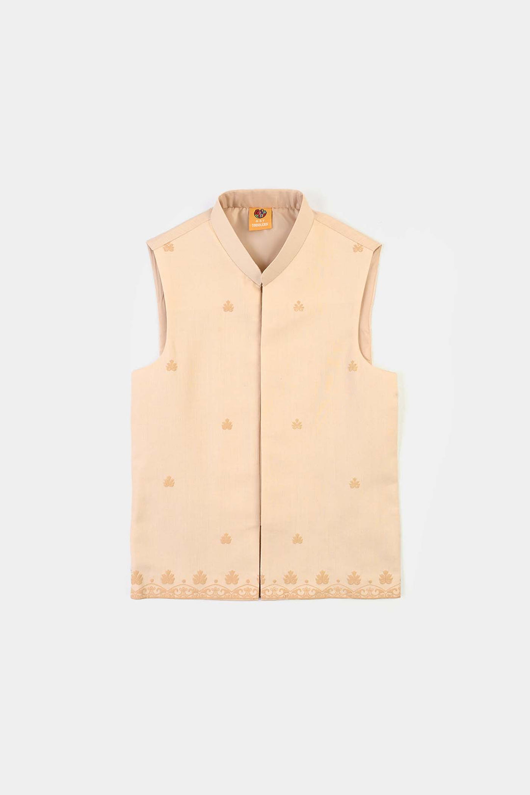 Boys Cotton Slub 3Piece Suit (Peach Punch)