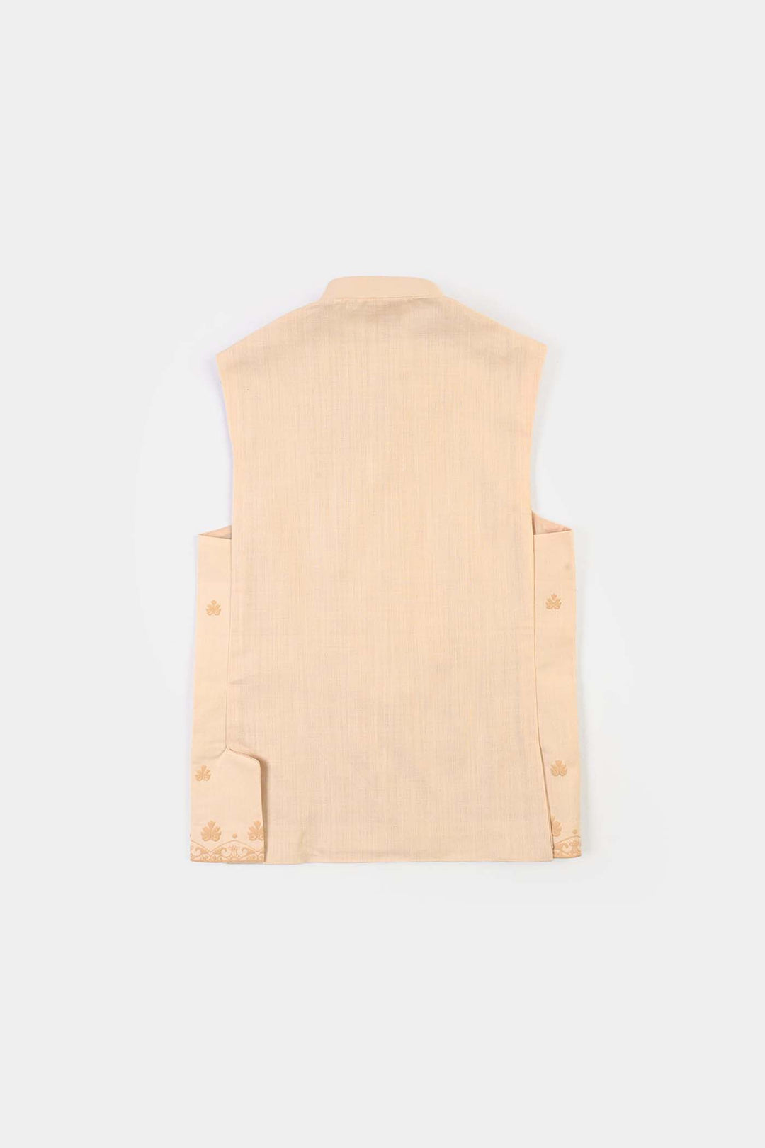Boys Cotton Slub 3Piece Suit (Peach Punch)