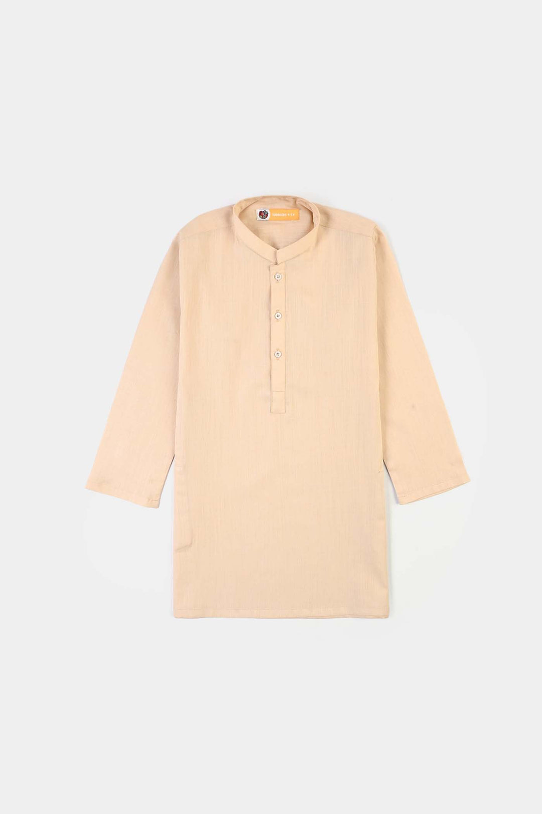 Boys Cotton Slub 3Piece Suit (Peach Punch)
