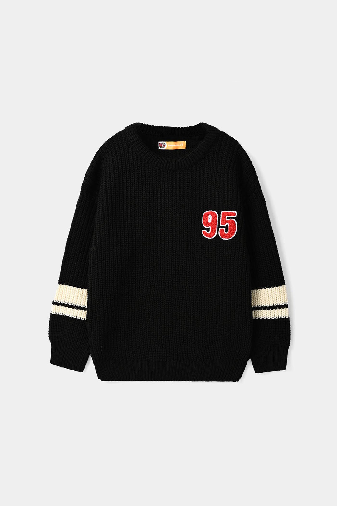 Boys Acrylic Sweater-95 - BLACK