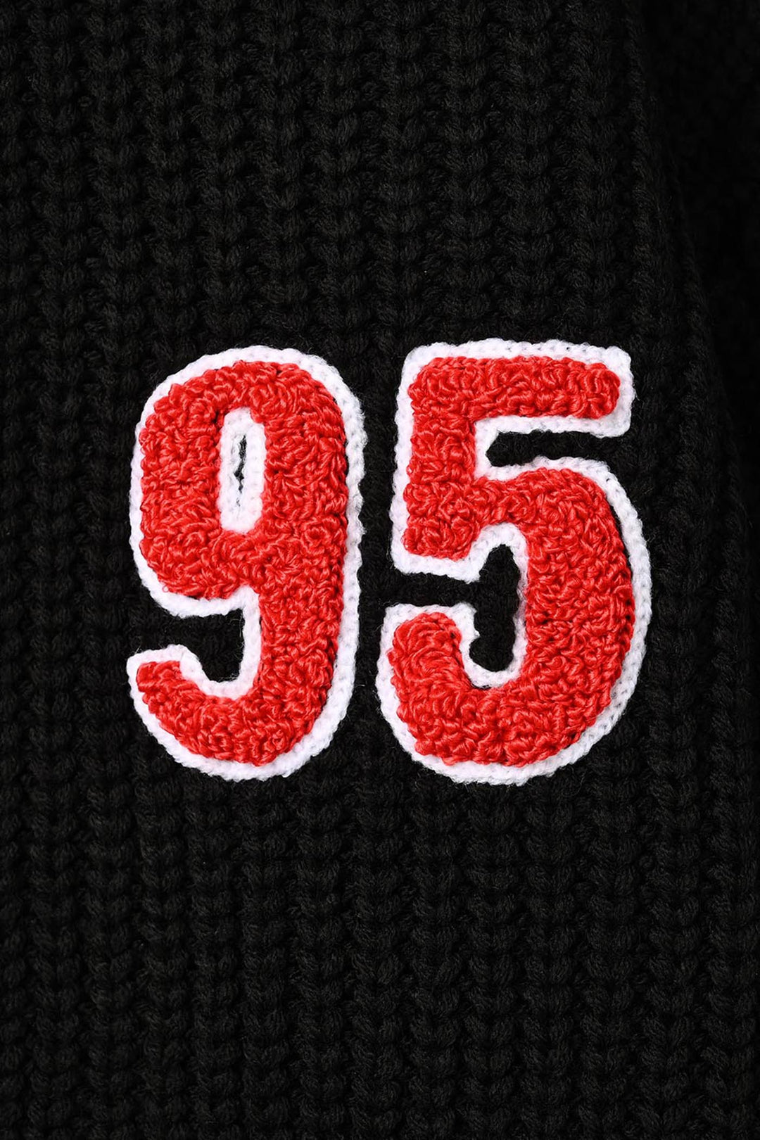 Boys Acrylic Sweater-95 - BLACK