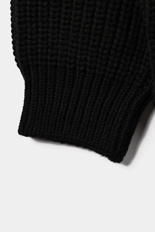 Boys Acrylic Sweater-95 - BLACK
