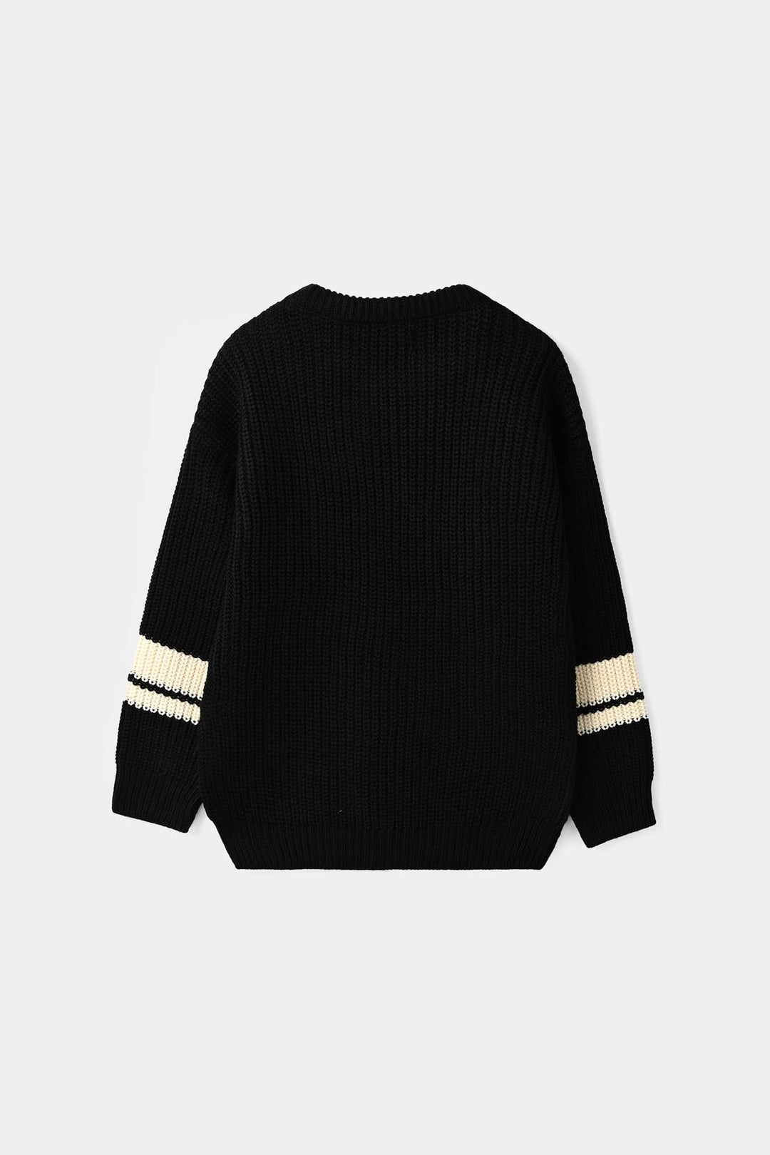 Boys Acrylic Sweater-95 - BLACK