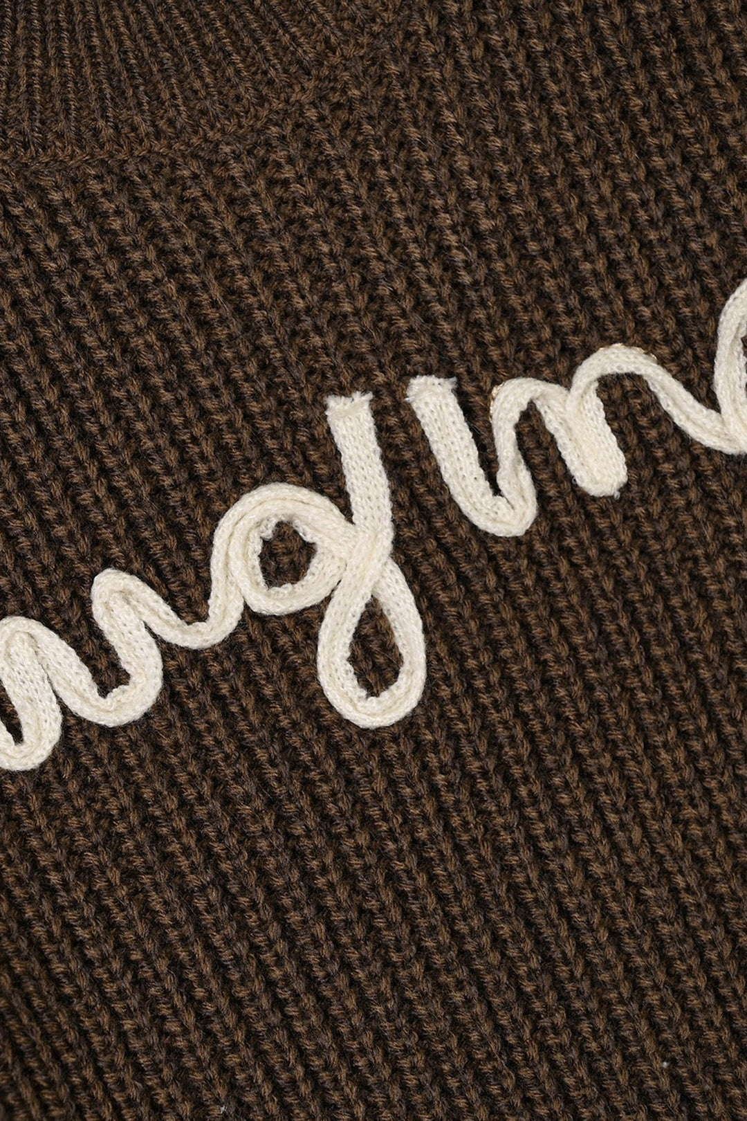 Infant Boys Acrylic Sweater Hug Me- Brown
