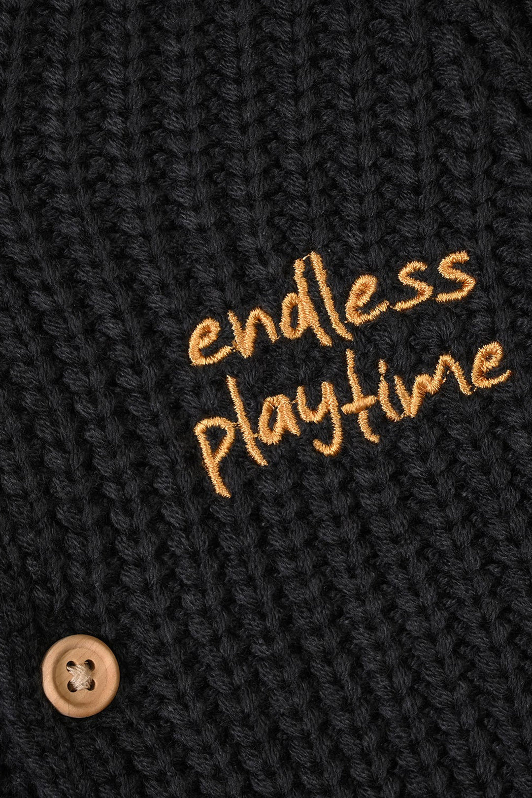 Infant Boys Acrylic Sweater Endless Playtime-Mud Grey
