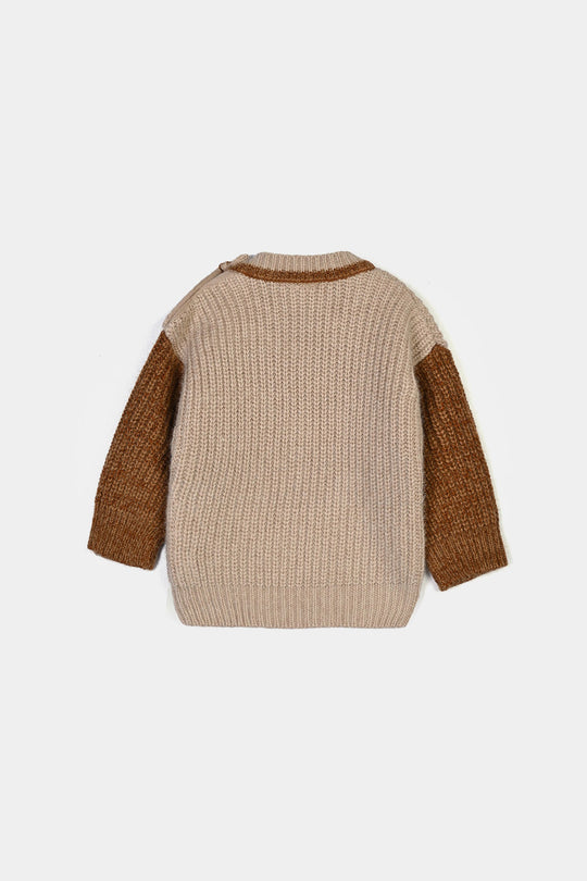 Infant Boys Feather-Acrylic Sweater-Choose Joy-Multi