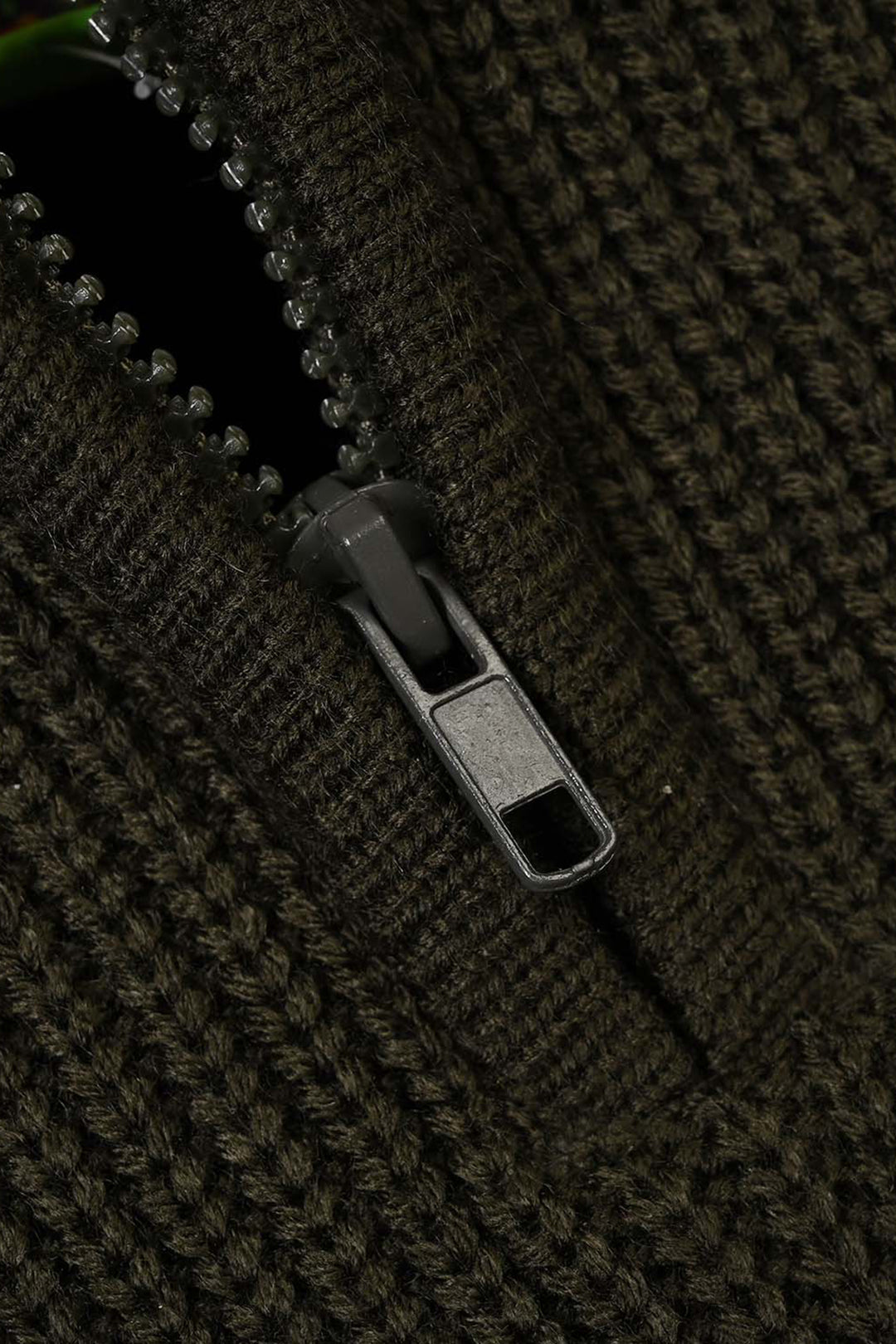 Infant Boys Acrylic Sweater Cross - Charcoal