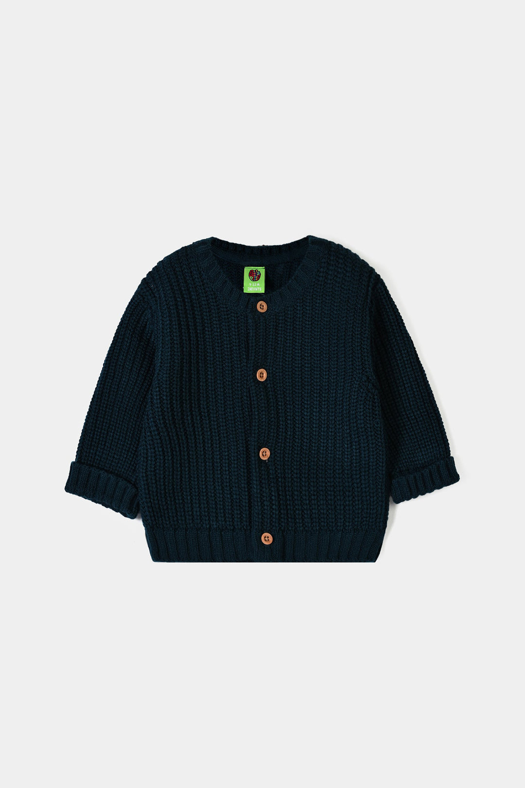 Infant Boys Acrylic Sweater Milk Club - Teal Blue