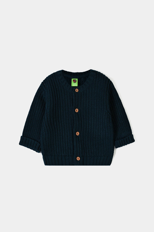 Infant Boys Acrylic Sweater Milk Club - Teal Blue