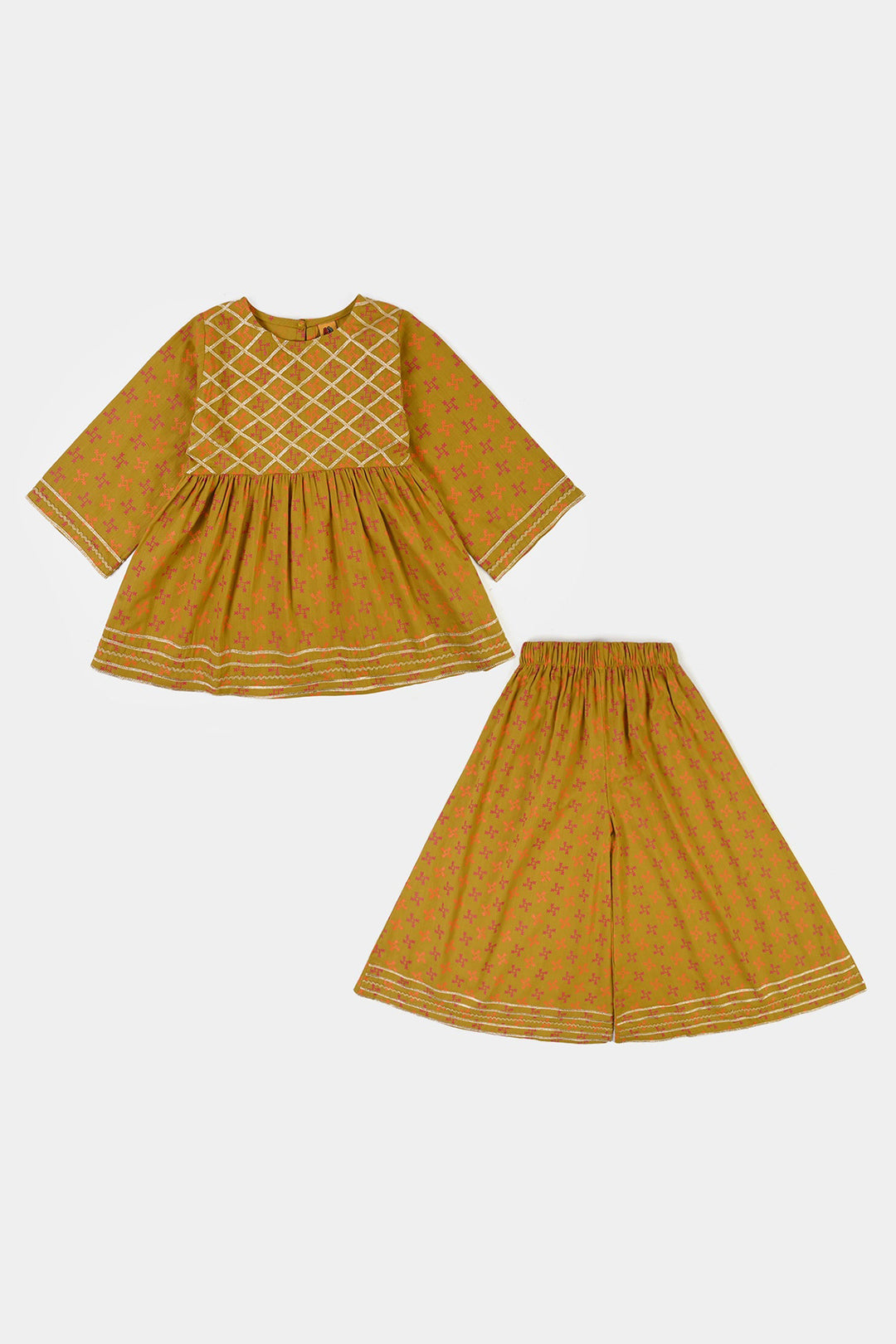 Girls Cotton 2Pcs Zauq-Dhani