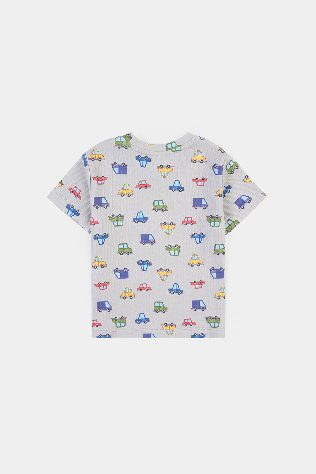 Infant Boys Poly Cotton Night Suit DINKY-GREY