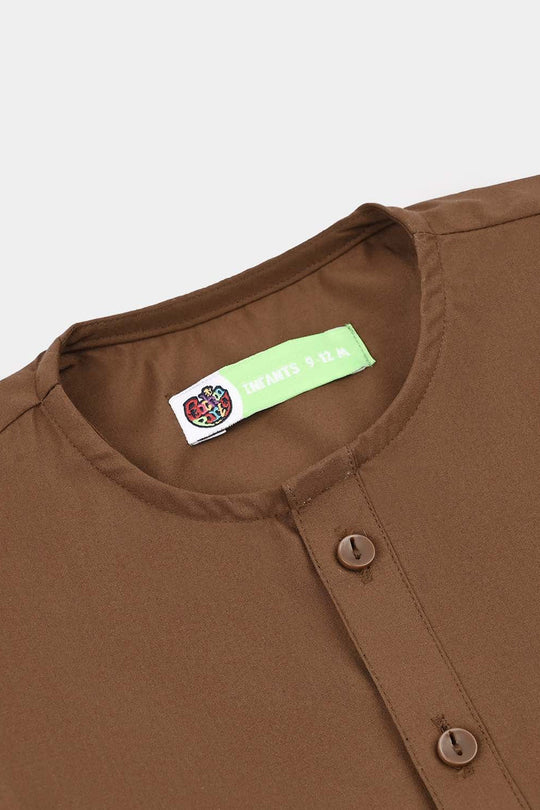 Infant Boys Poly Viscose 3Piece (Coca Brown)