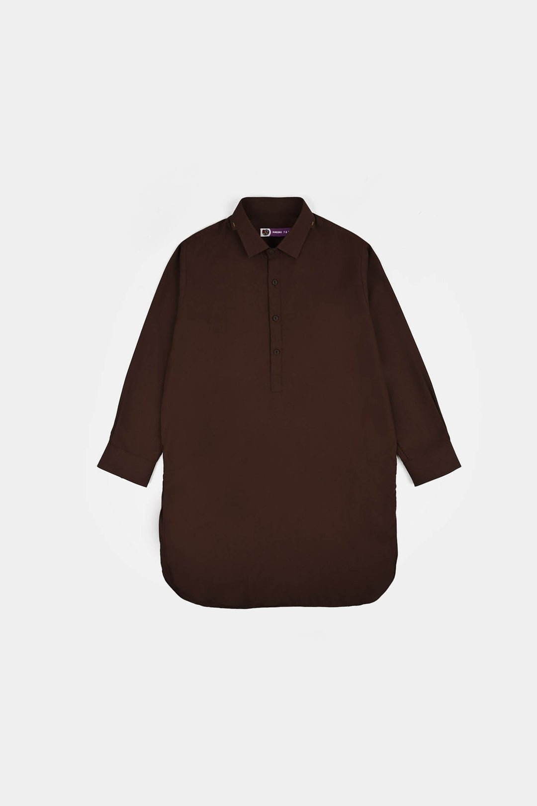 Boys Poly Viscose 2Piece Suit (Blended)-D.Brown