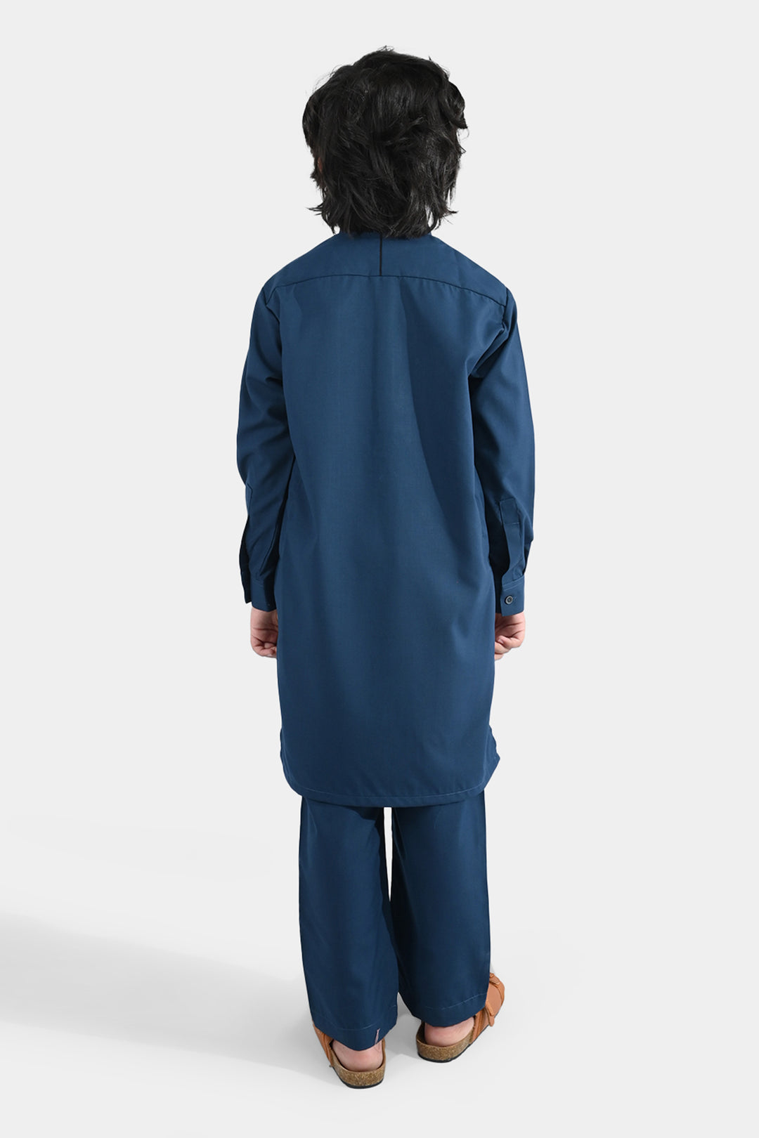 Boys Poly Viscose 2Piece Suit (Overly)-Teal