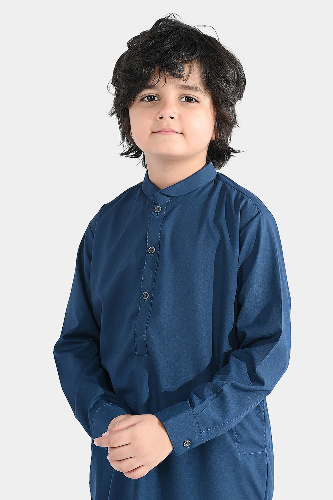 Boys Poly Viscose 2Piece Suit (Overly)-Teal