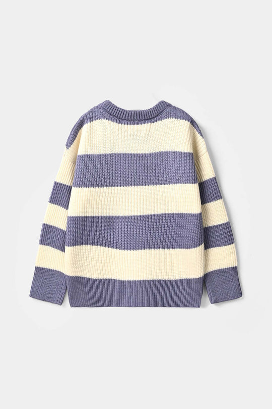 Girls Acrylic Sweater zebra