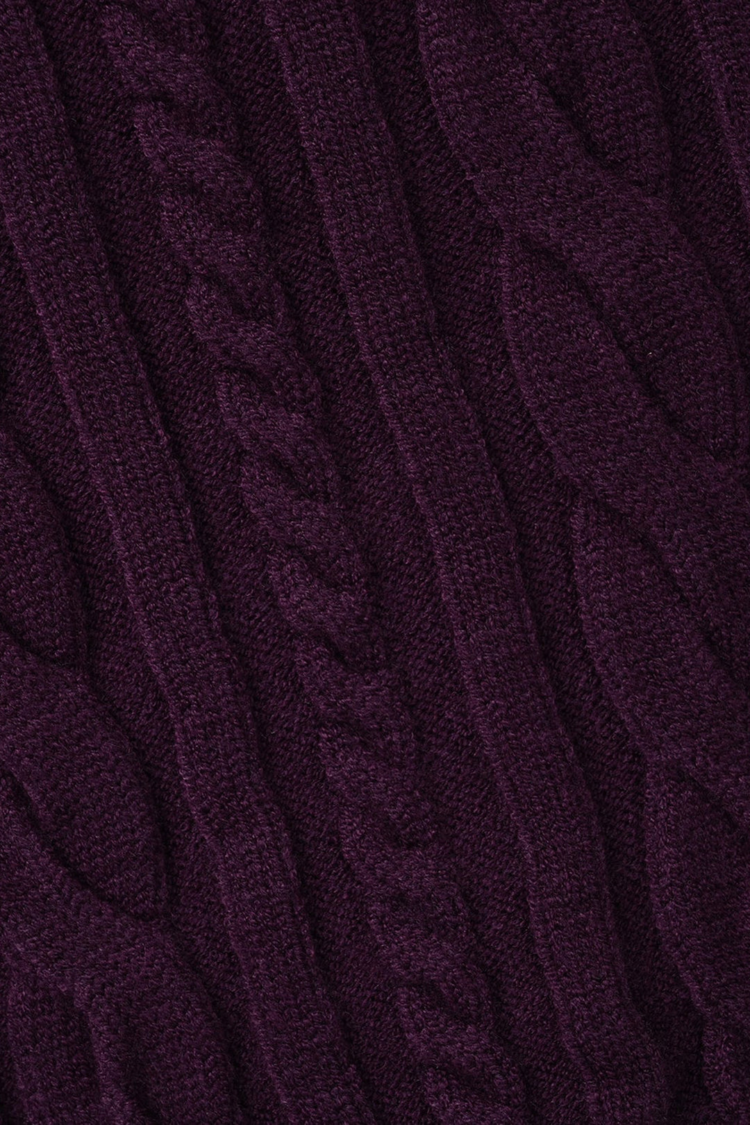 Girls Acrylic Sweater Twister - Purple