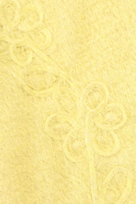 Girls VPN-Acrylic Sweater Love - Yellow