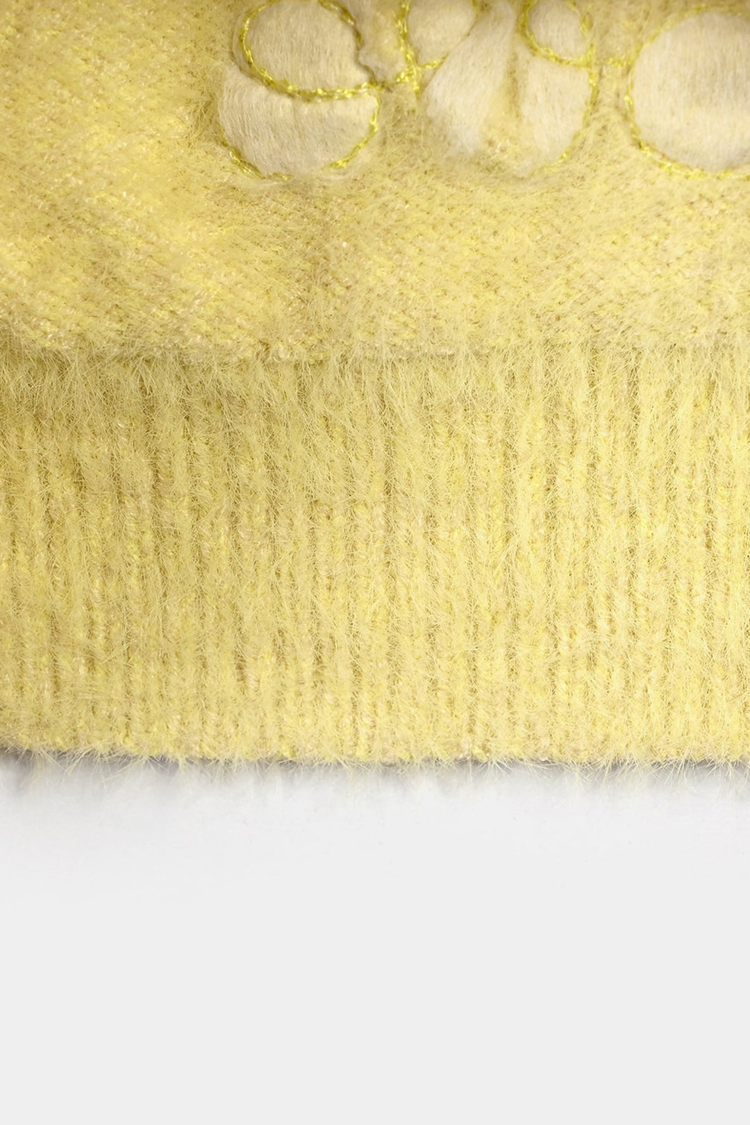 Girls VPN-Acrylic Sweater Love - Yellow