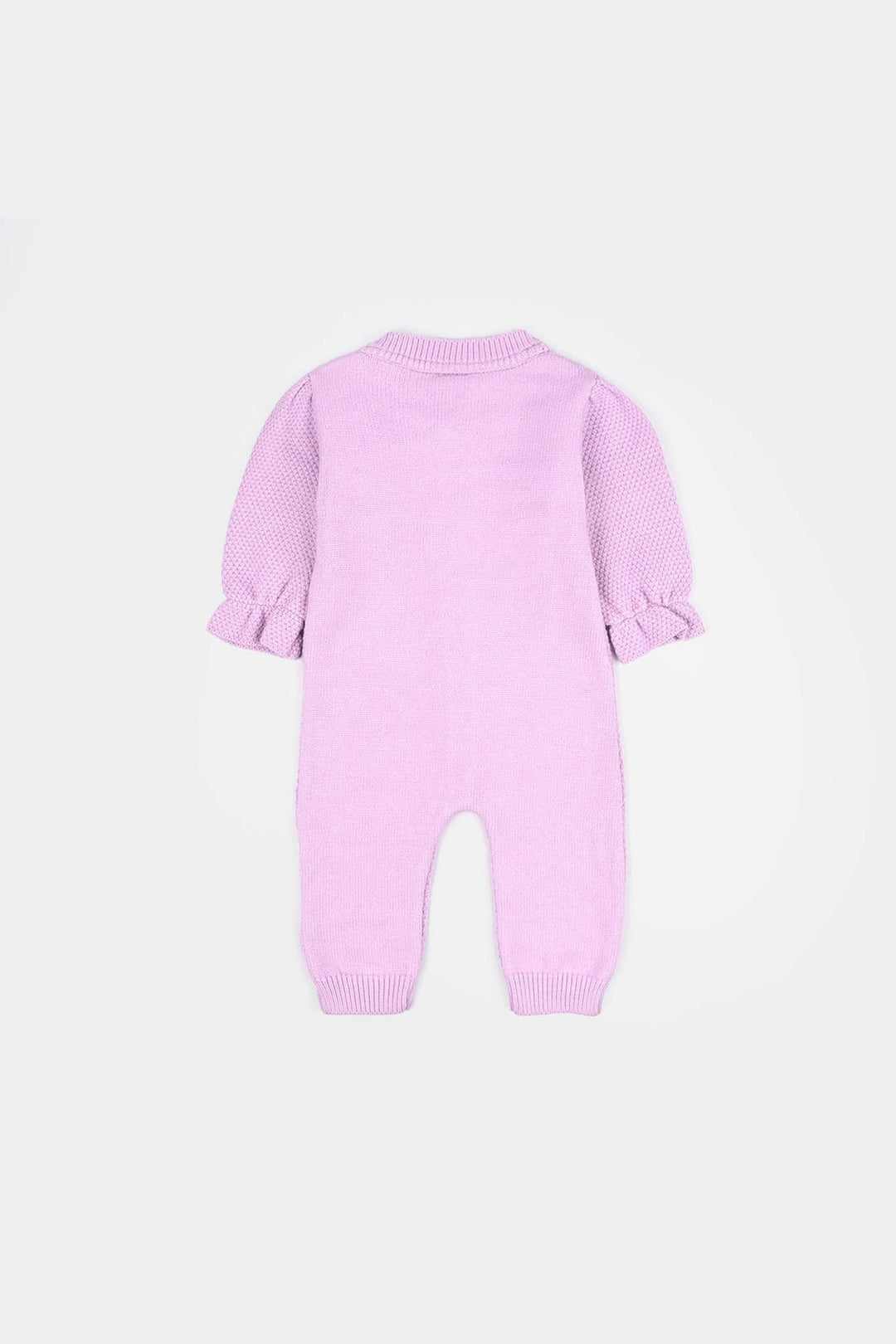 Infant Girls Feather - Acrylic Romper - Jasmine - Lilac