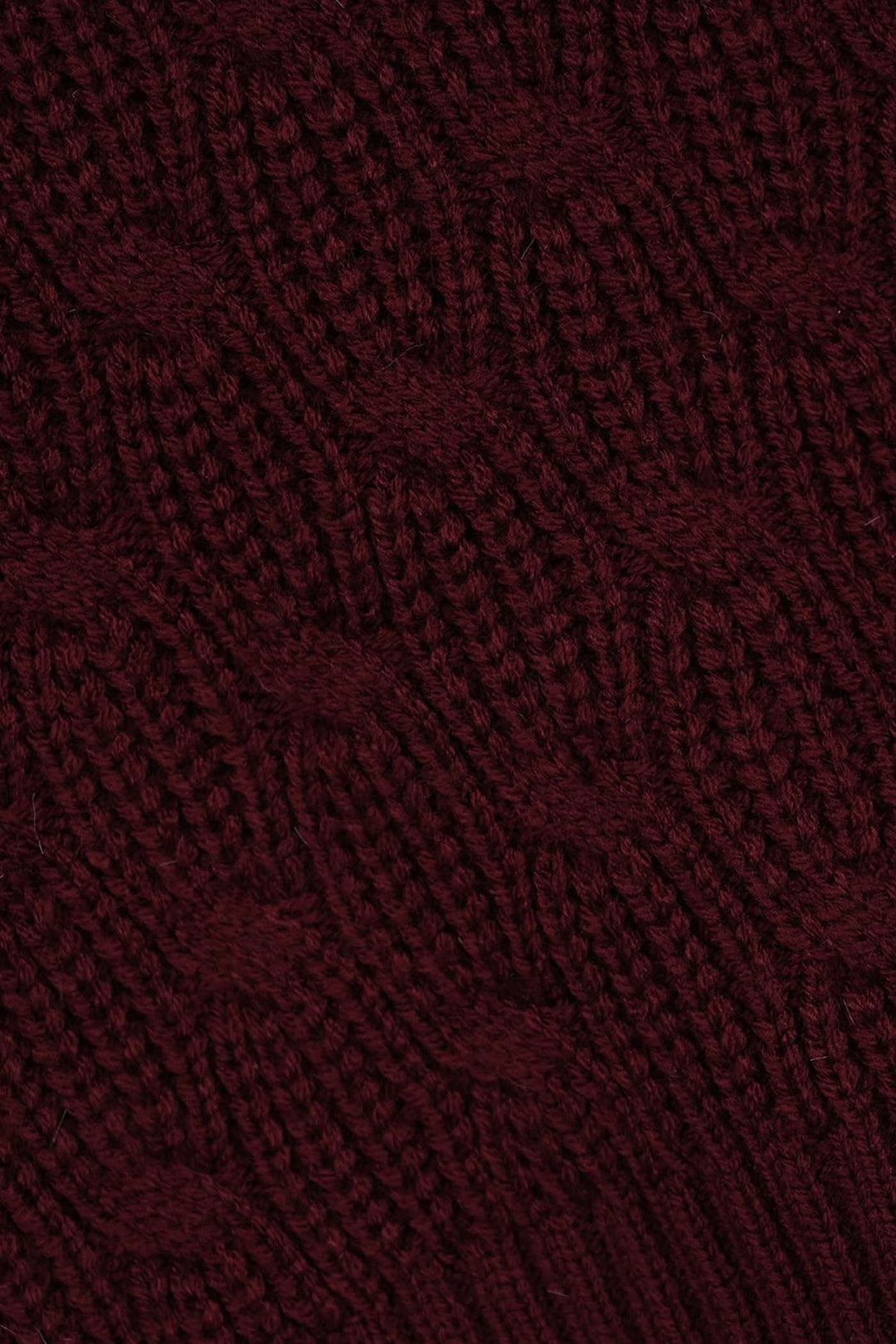 Infant Girls Acrylic Sweater-Classy - Dark.Maroon