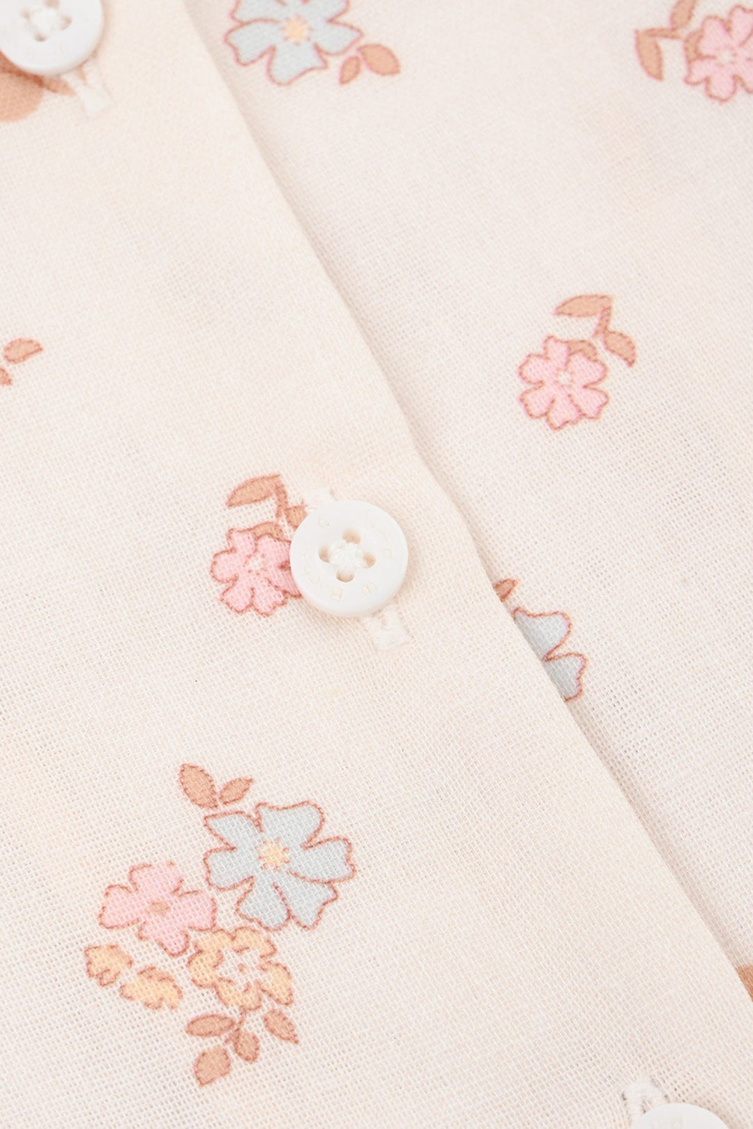 Infant Girls Linen Viscose 2PC Set – Cream