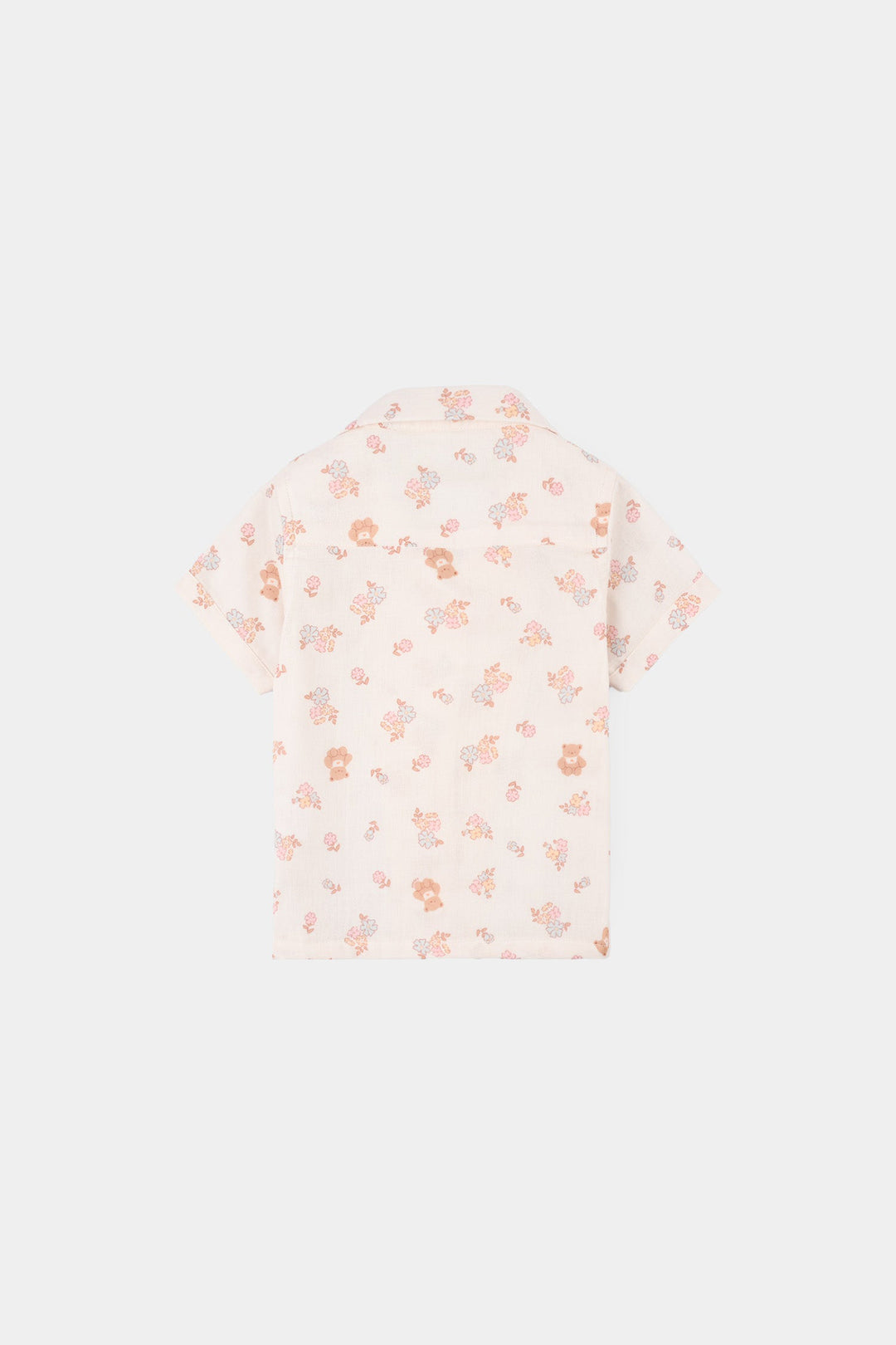 Infant Girls Linen Viscose 2PC Set – Cream