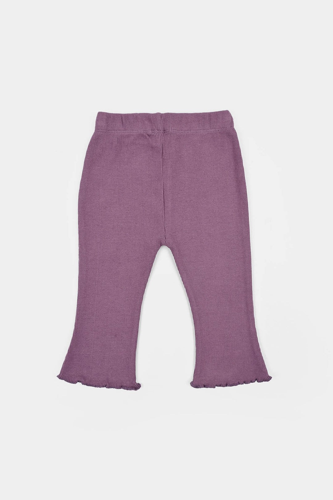 Infant Girls Cotton Rib Tight Flowers - Grapes
