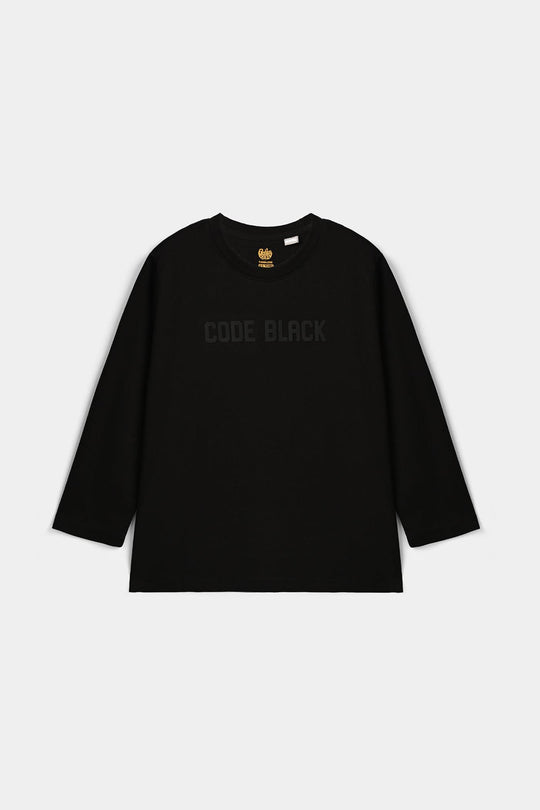 Boys Cotton Jersey T-Shirt Code - Black