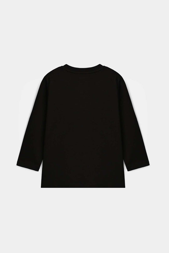 Boys Cotton Jersey T-Shirt Code - Black