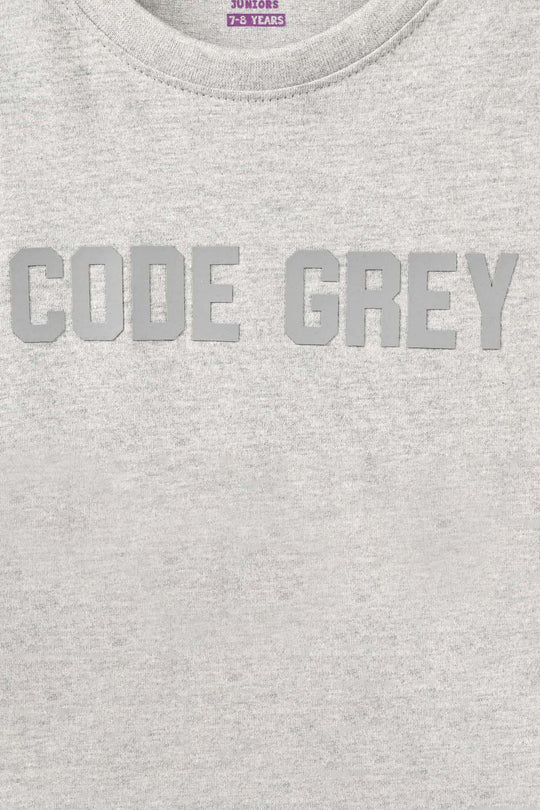 Boys Cotton Jersey T-Shirt Code Grey
