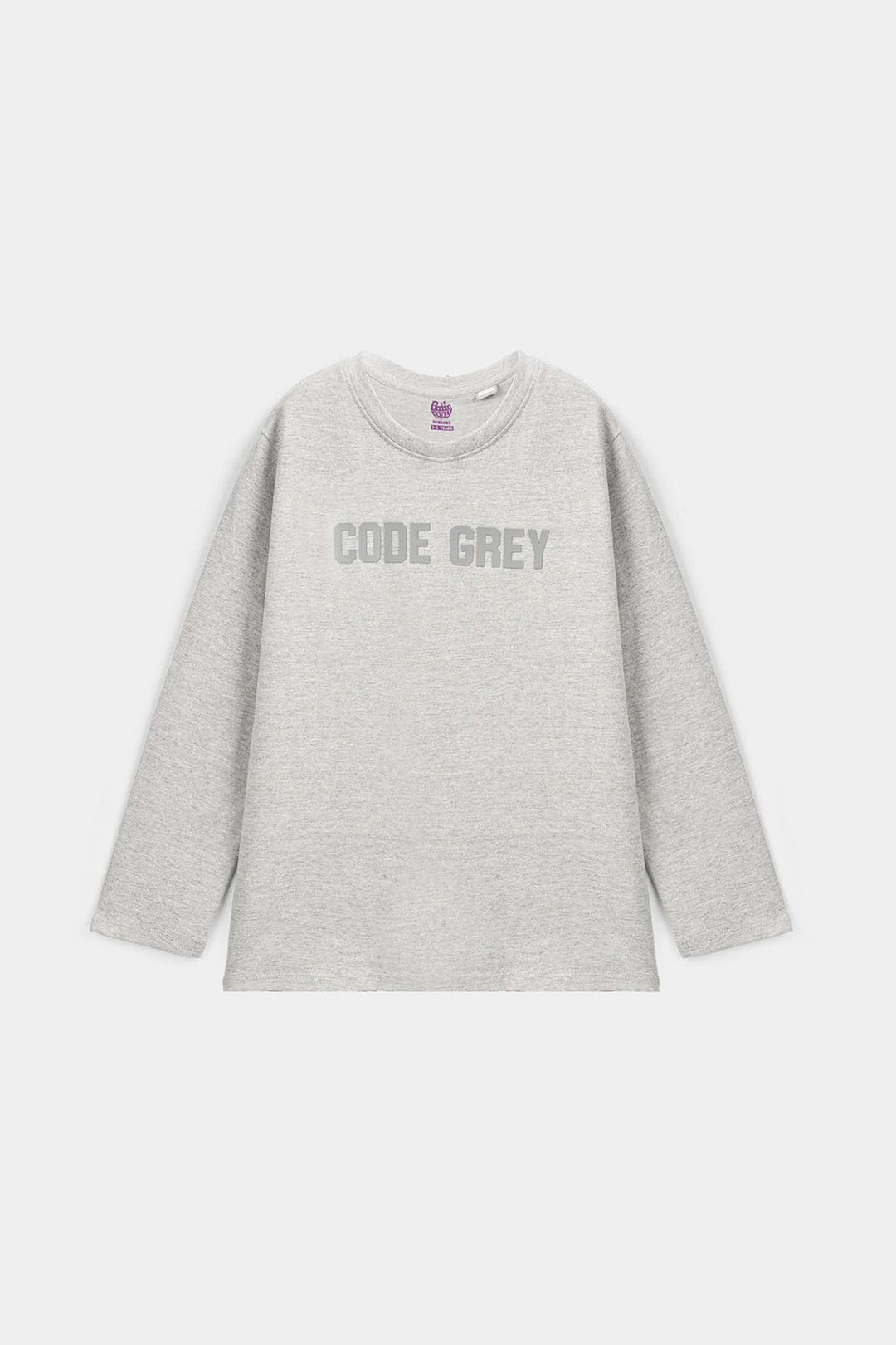 Boys Cotton Jersey T-Shirt Code Grey