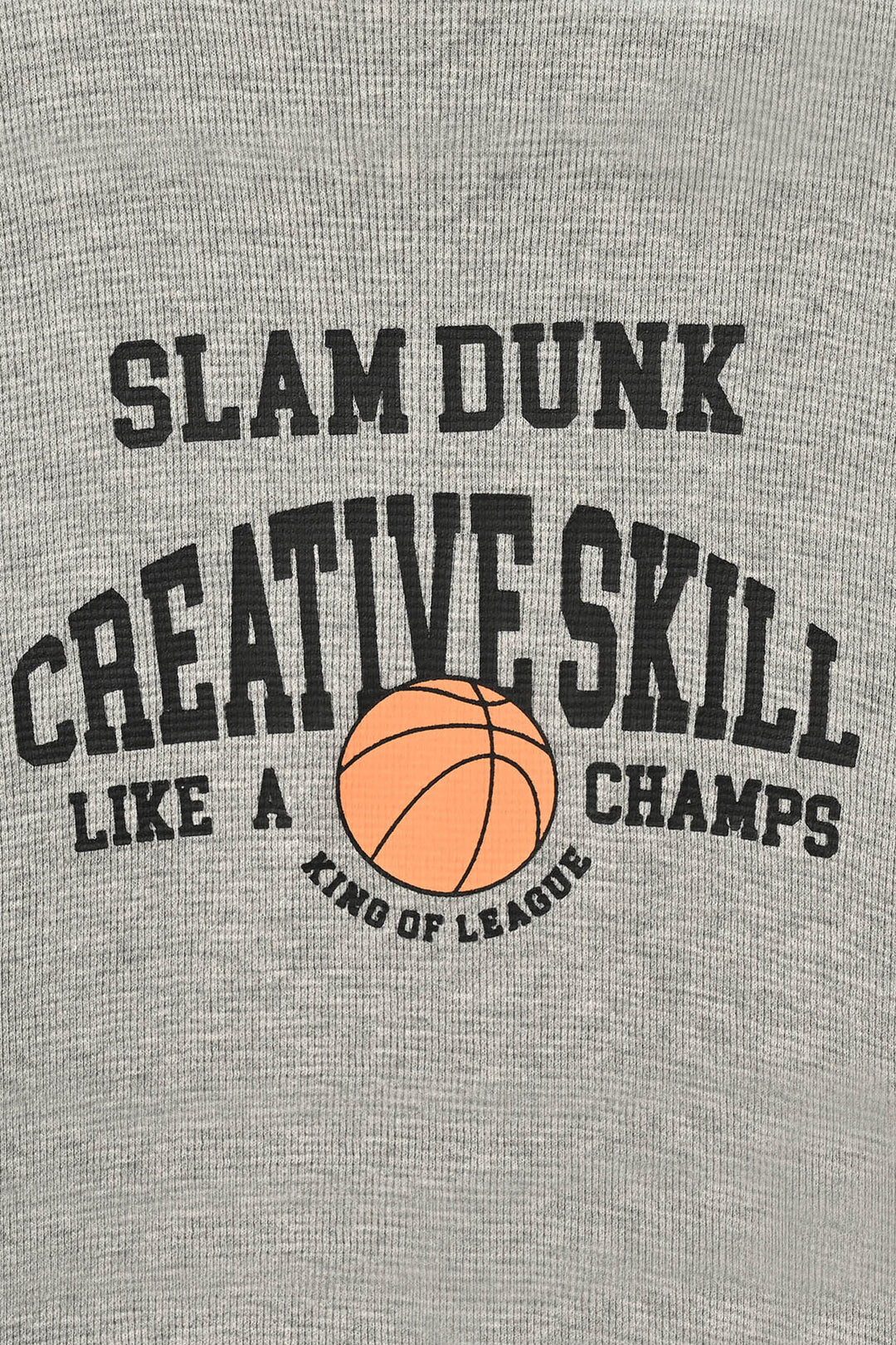Boys Thermal T-Shirt Creative Skill - Grey