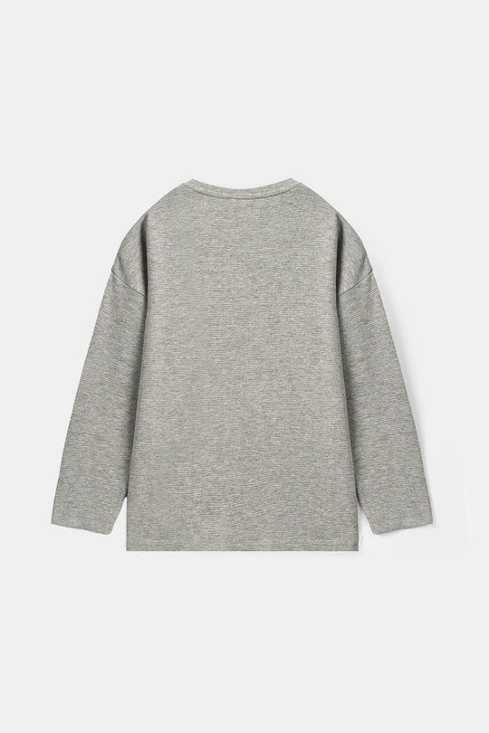 Boys Thermal T-Shirt Creative Skill - Grey