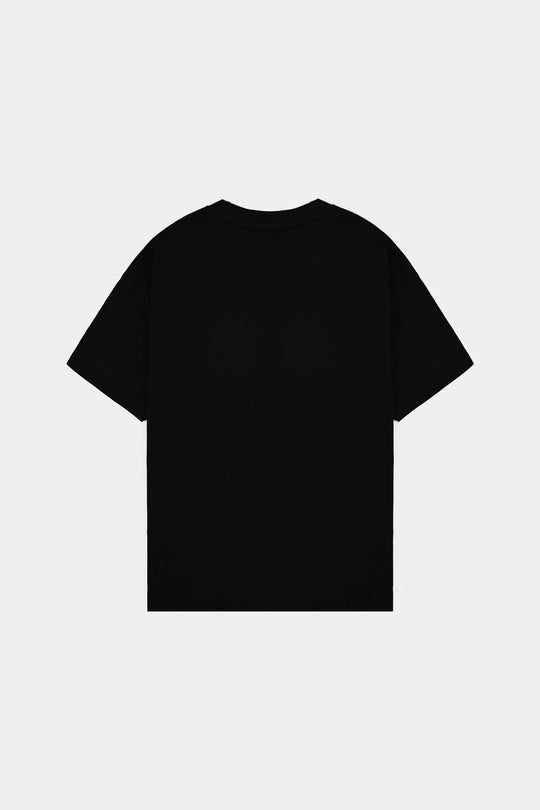 Boys Cotton Jersey T-Shirt Good Vibes - BLACK