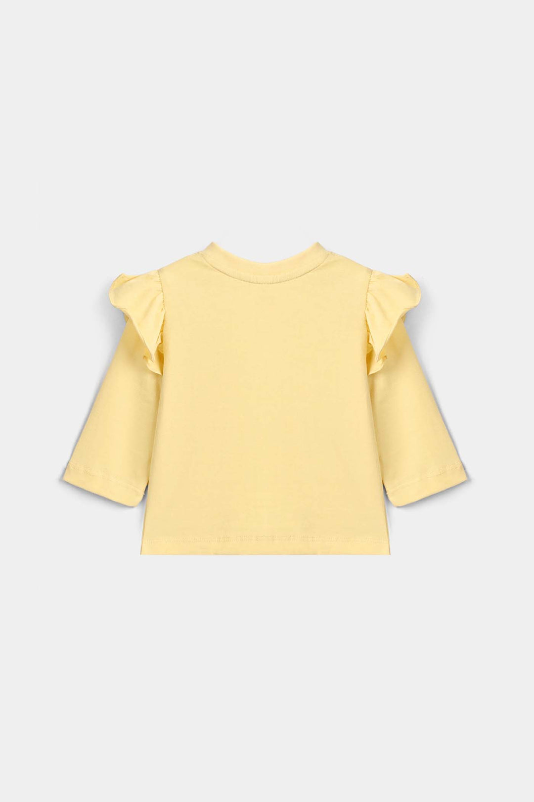 Infant Girls Cotton Jersey T-Shirt Sweet Bunny - Golden Haze