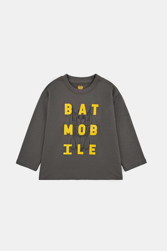 Boys Cotton Terry T-Shirt Full Sleeves Character - Castlerock