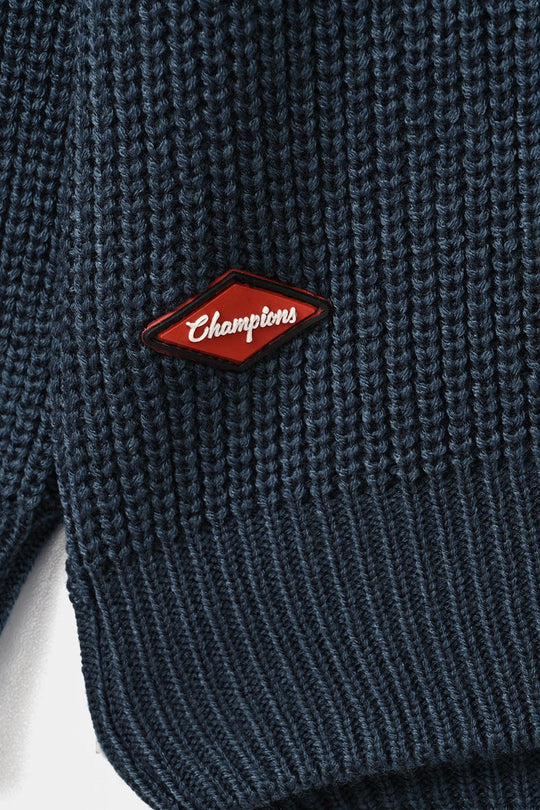 Boys Acrylic Sweater-Champion - Blue
