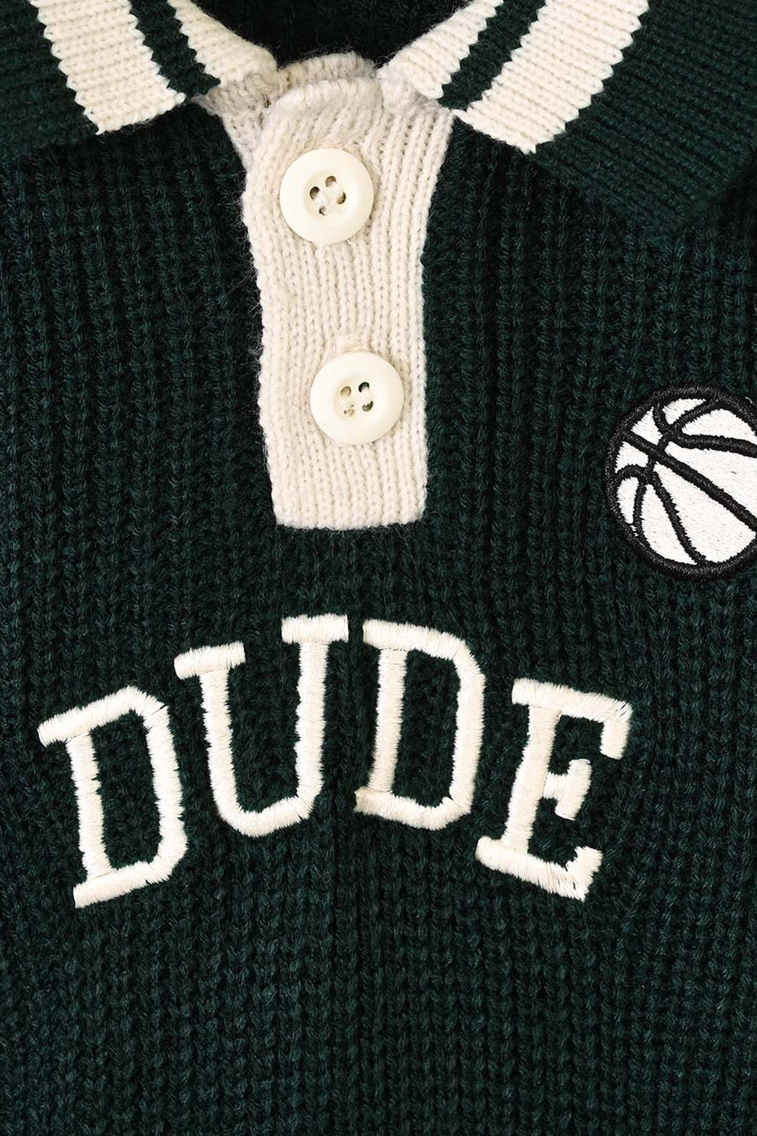 Infant Boys Acrylic Sweater Dude - Green