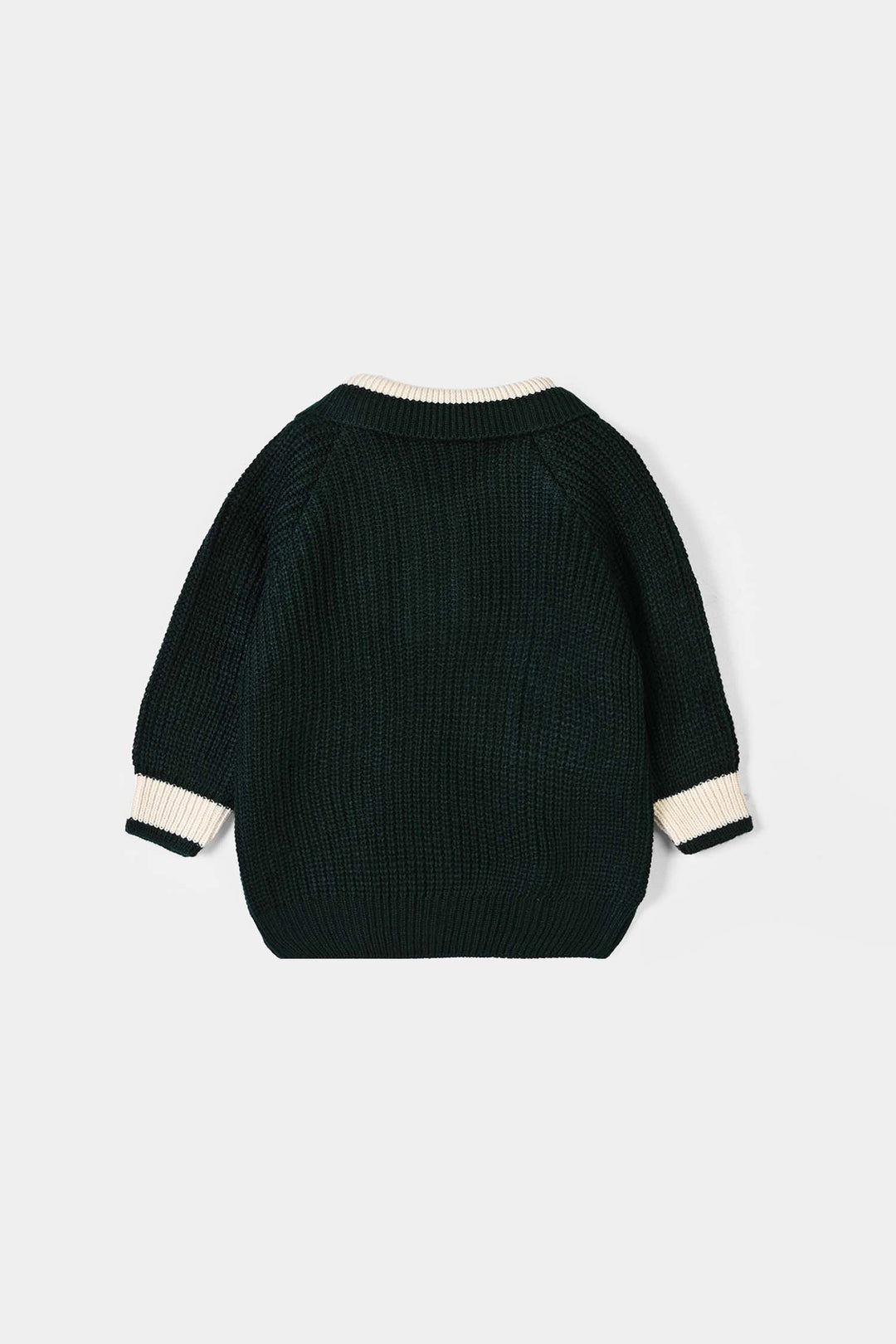 Infant Boys Acrylic Sweater Dude - Green