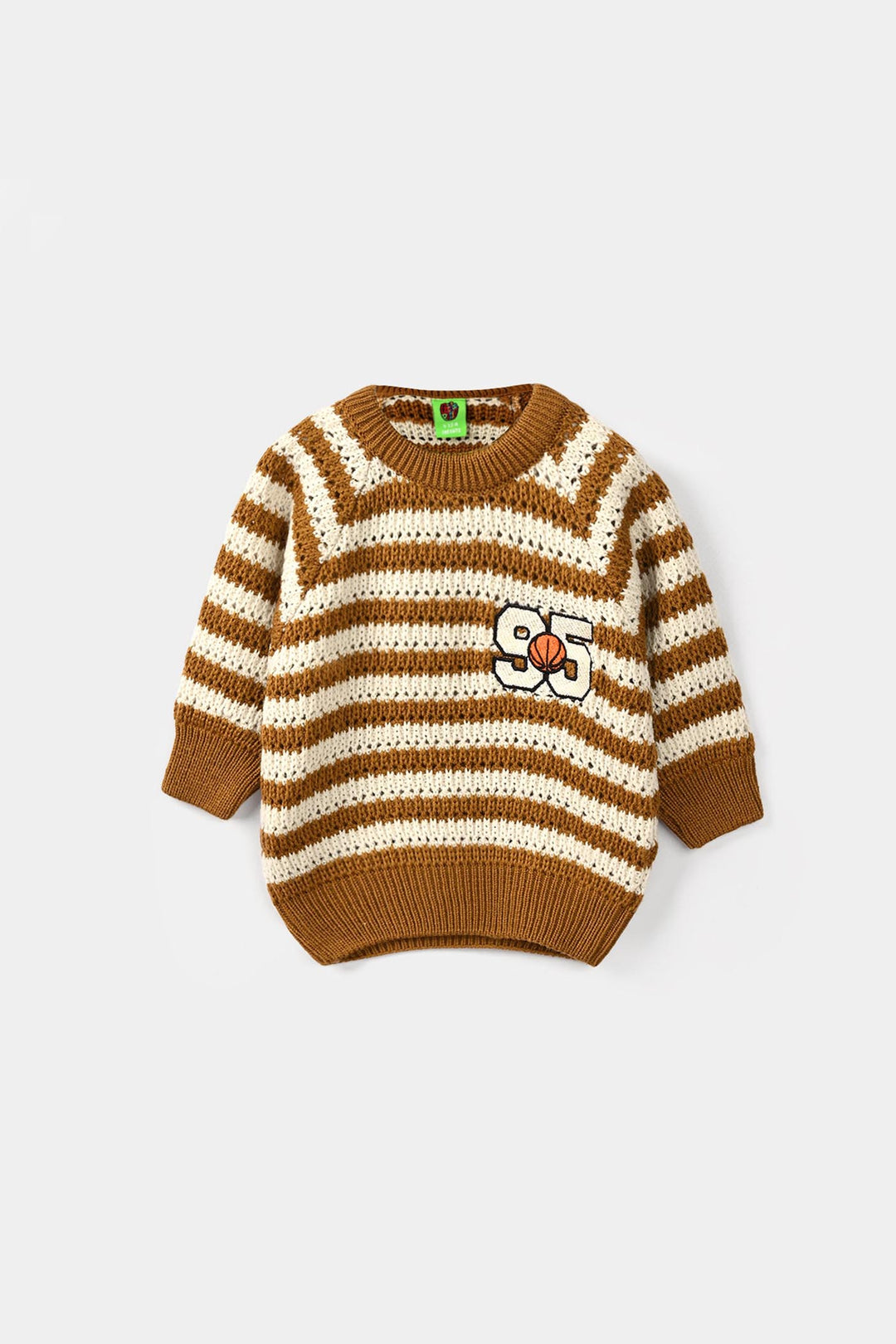 Infant Boys Acrylic Sweater-95 - Brown