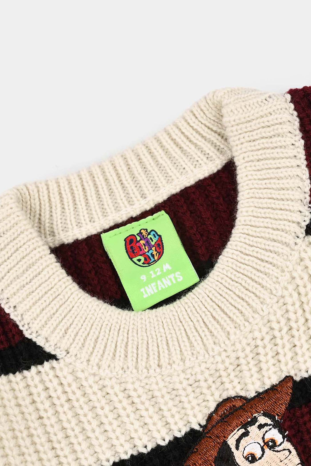 Infant Boys Acrylic Sweater-Woody - Multi