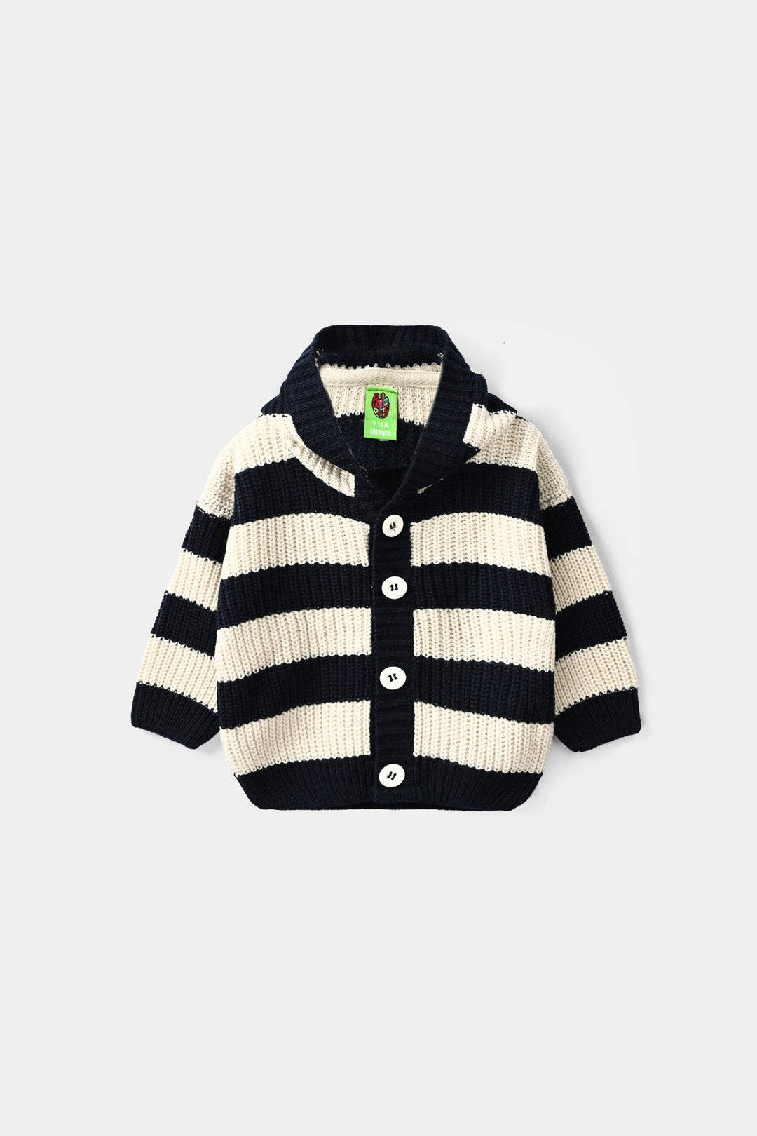 Infant Boys Acrylic Sweater-Norway - Navy/White