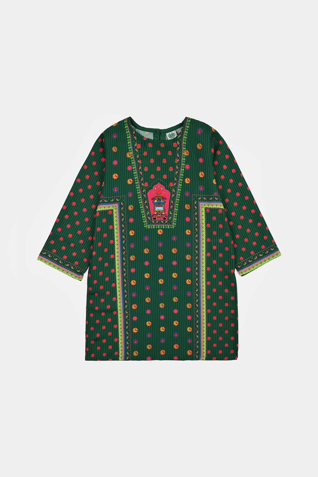 Girls Poly Lawn 3Pcs Truck-Green