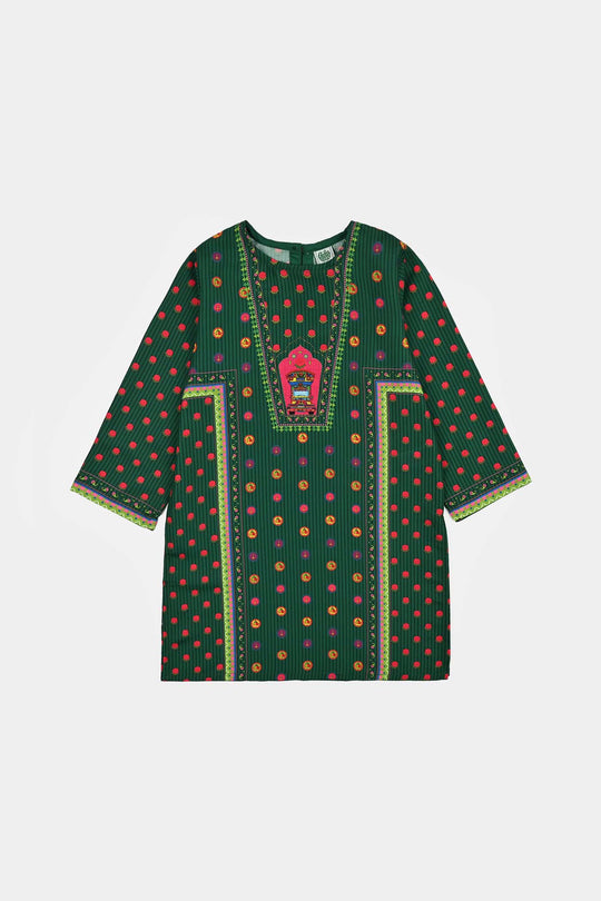 Girls Poly Lawn 3Pcs Truck-Green