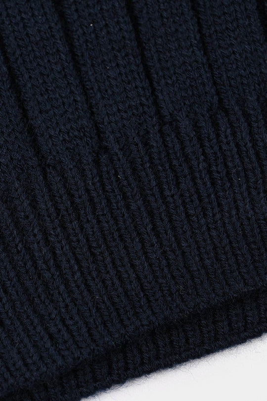Girls Acrylic Sweater-Sea Shell - NAVY