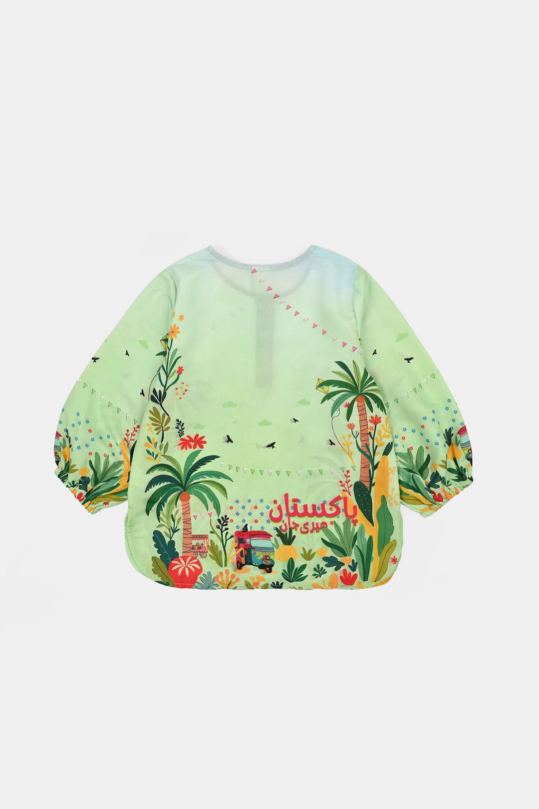 Girls Auto Rickshaw Top – Light Green