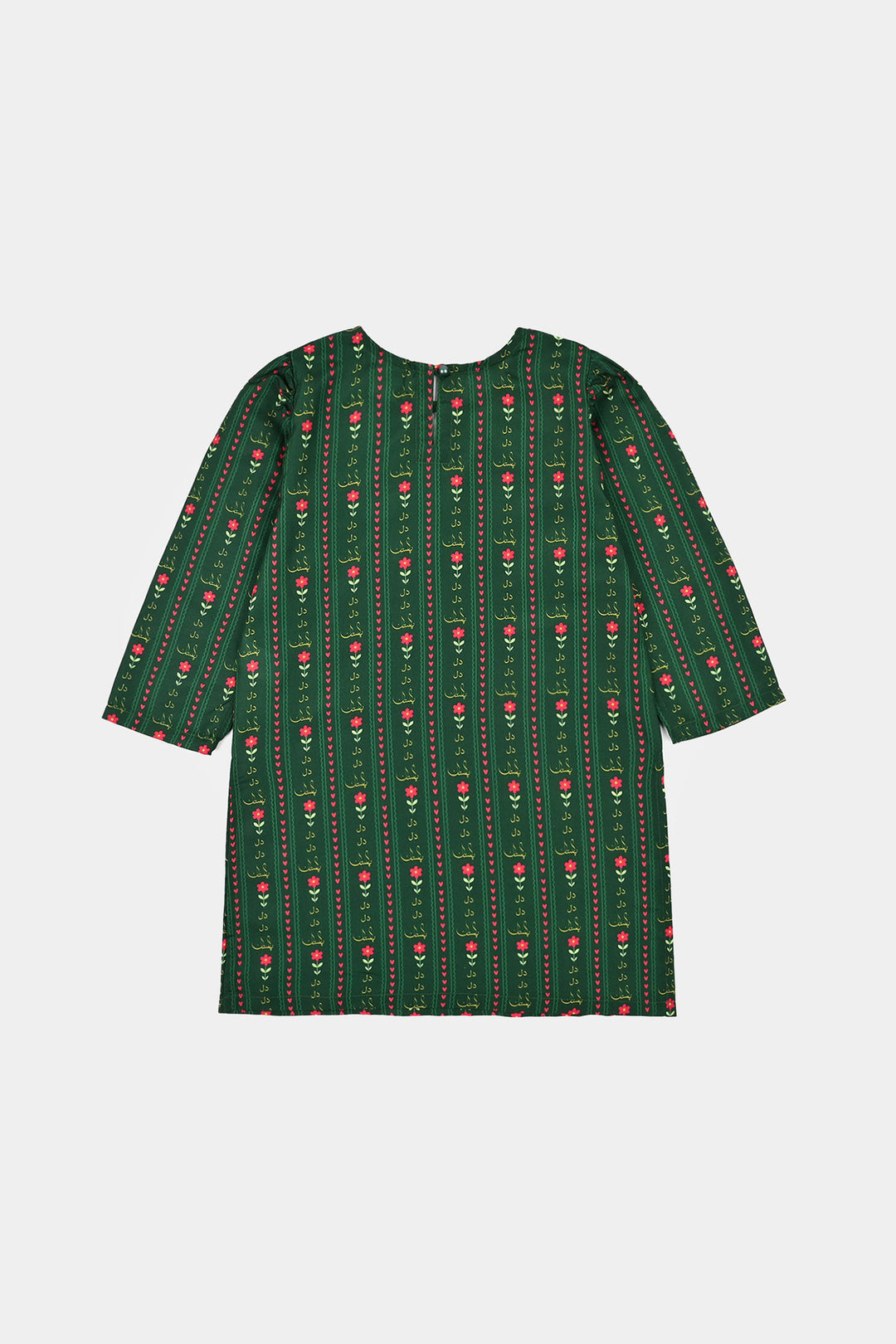Girls Polyester Dil Dil Pakistan 3-Piece Suit – Light Green