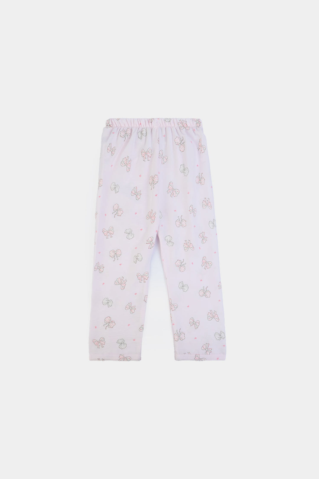 Girls Linen Viscose Nightwear Bow
