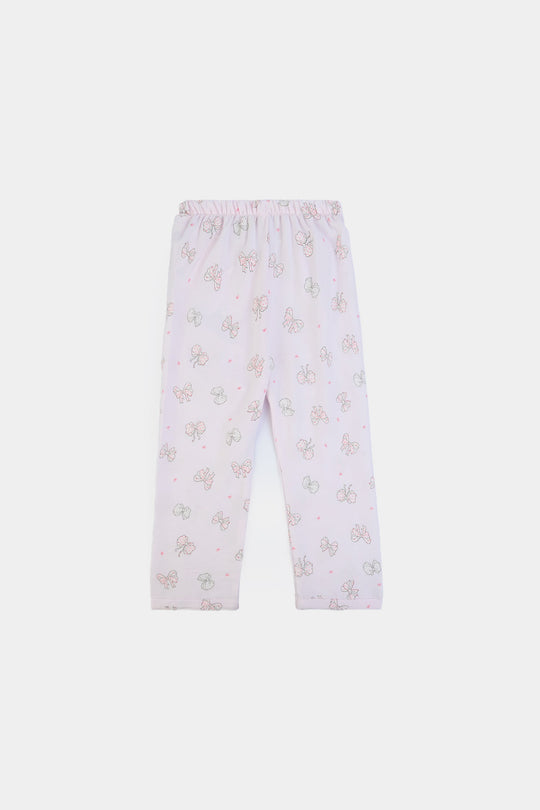 Girls Linen Viscose Nightwear Bow